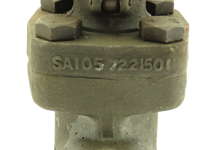 Hancock 1-1/4-950S-4 Manual Wedge Gate Valve 1-1/4" NPT Threaded Class 800