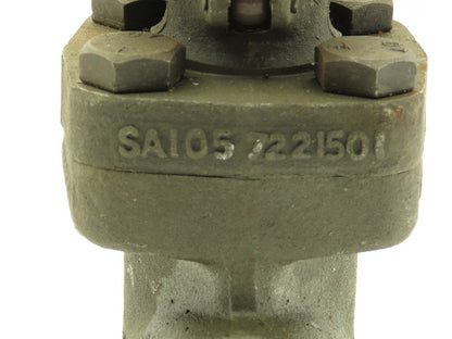 Hancock 1-1/4-950S-4 Manual Wedge Gate Valve 1-1/4" NPT Threaded Class 800