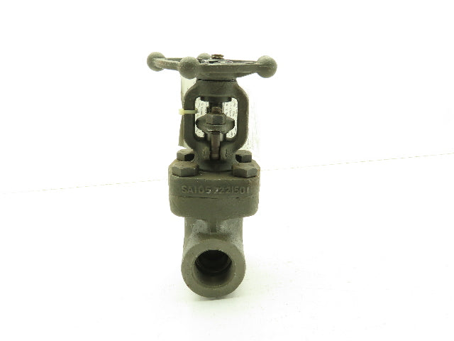 Hancock 1-1/4-950S-4 Manual Wedge Gate Valve 1-1/4" NPT Threaded Class 800