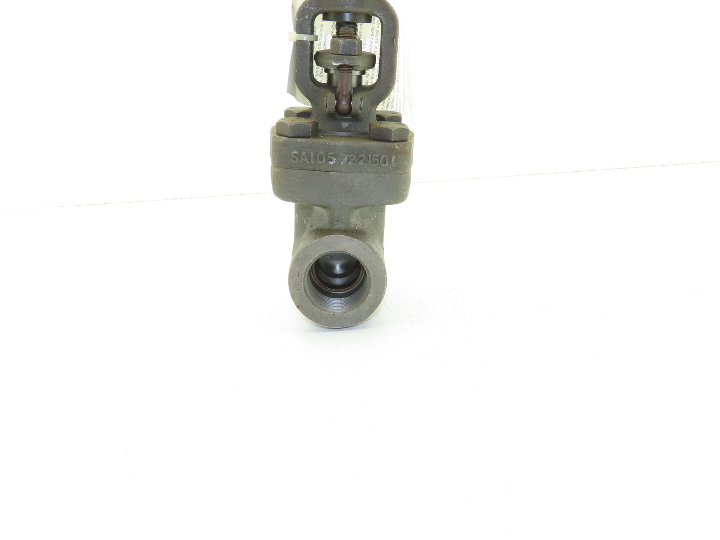 Hancock 1-1/4-950S-4 Manual Wedge Gate Valve 1-1/4" NPT Threaded Class 800