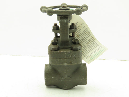 Hancock 1-1/4-950S-4 Manual Wedge Gate Valve 1-1/4" NPT Threaded Class 800