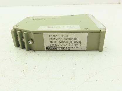 Bailey Controls ES260 Edgewise Indicator Flow Meter Series 15