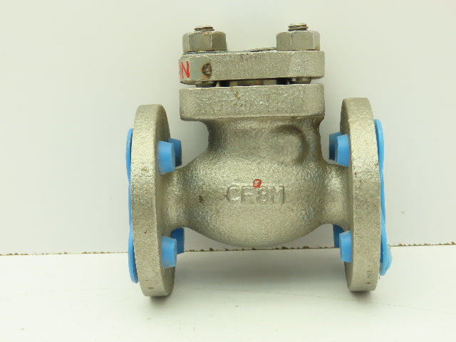 Kitz 150UOCM Swing Check Valve 1/2" Flanged CF8M/SCS14 Stainless Class 150