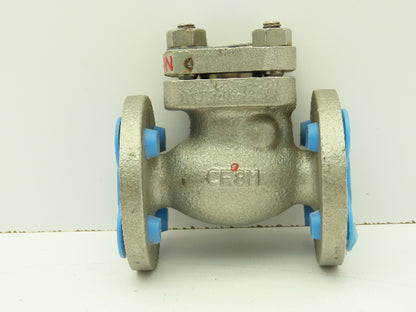 Kitz 150UOCM Swing Check Valve 1/2" Flanged CF8M/SCS14 Stainless Class 150