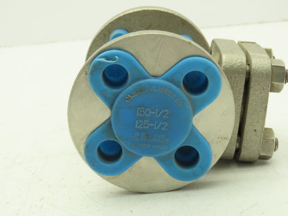 Kitz 150UOCM Swing Check Valve 1/2" Flanged CF8M/SCS14 Stainless Class 150