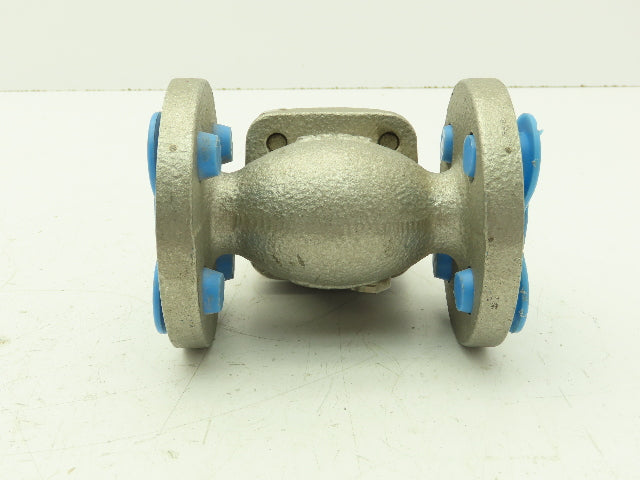 Kitz 150UOCM Swing Check Valve 1/2" Flanged CF8M/SCS14 Stainless Class 150