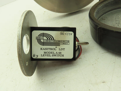 ASI Model A68 Kasitrol LDT Level Switch 3" ASME Flange Stainless Steel
