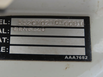 US Filter 5500G Flow Switch 120V 10A Nitrogen Gauge Cu Ft/Min