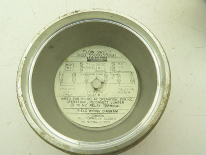 US Filter 5500G Flow Switch 120V 10A Nitrogen Gauge Cu Ft/Min