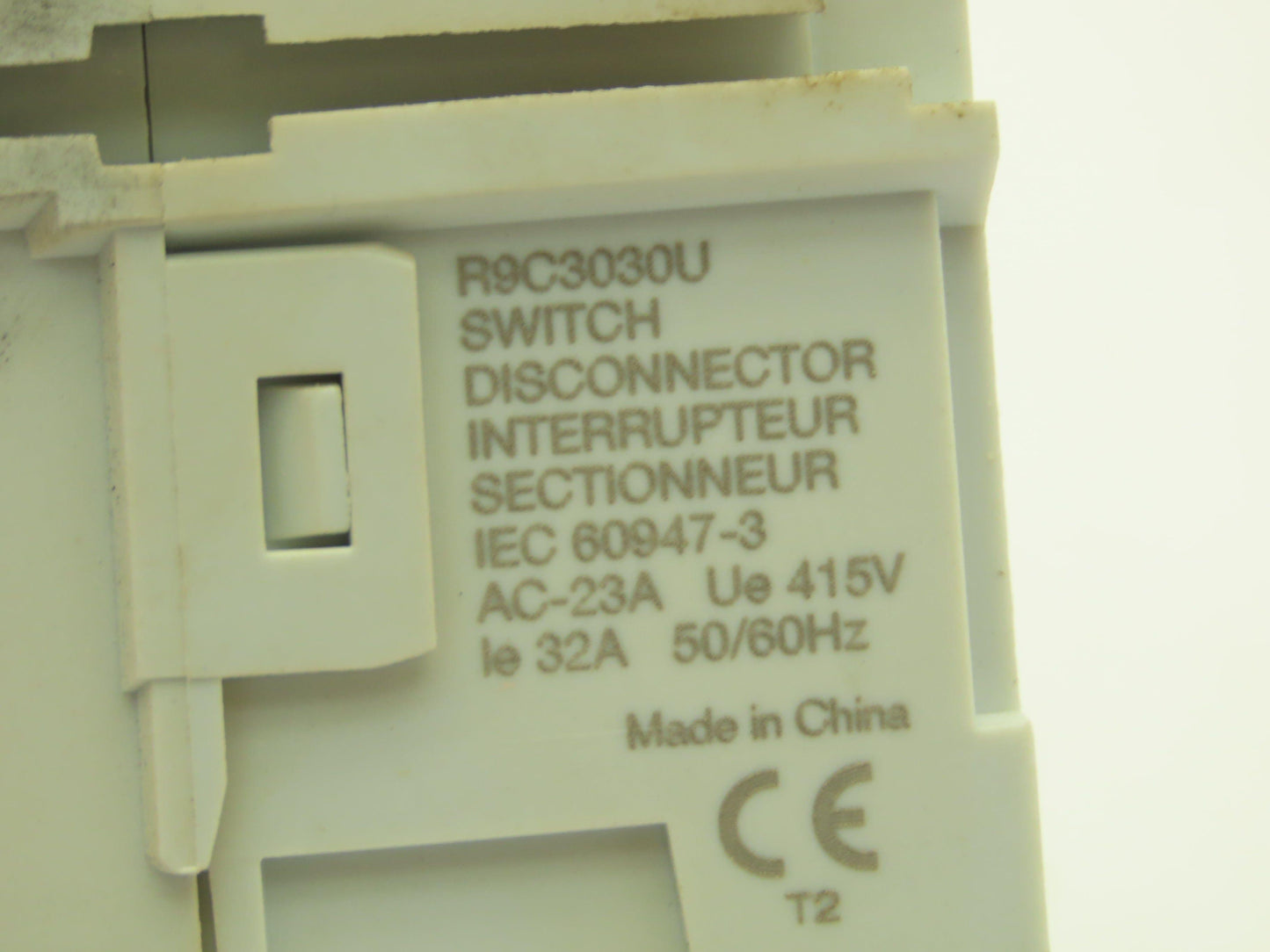 Eaton R9C3030U Rotary Disconnect Switch Non fusible 30A 600VAC 3Ph J Class