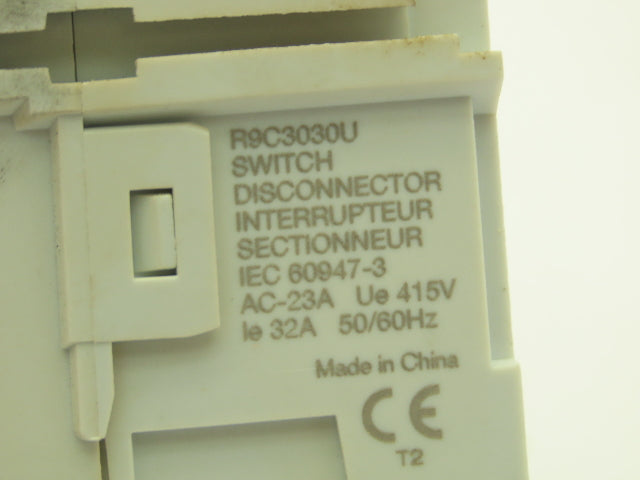 Eaton R9C3030U Rotary Disconnect Switch Non fusible 30A 600VAC 3Ph J Class