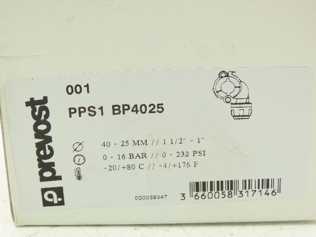 Prevost PPS1 BP4025 Compressed Air Aluminum Tapping Flange 1.5" To 1" Lot of 3