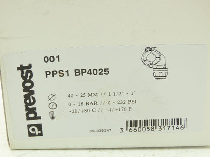 Prevost PPS1 BP4025 Compressed Air Aluminum Tapping Flange 1.5" To 1" Lot of 3