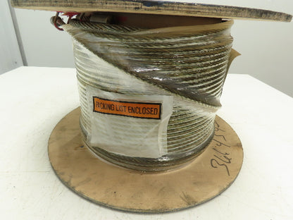 5/16"x 248' Steel Wire Rope Crane Hoist Winch Lifting Cable 6x37 WC