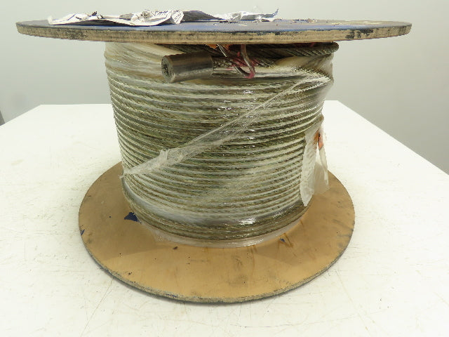 5/16"x 248' Steel Wire Rope Crane Hoist Winch Lifting Cable 6x37 WC