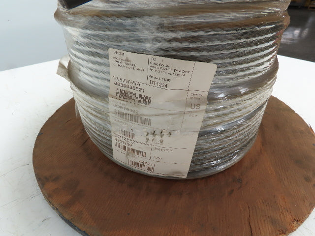 5/16"x 268' Steel Wire Rope Crane Hoist Winch Lifting Cable 6x37 WC