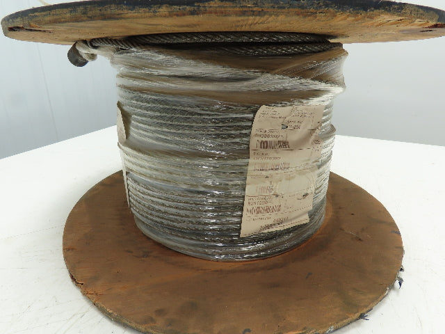 5/16"x 268' Steel Wire Rope Crane Hoist Winch Lifting Cable 6x37 WC