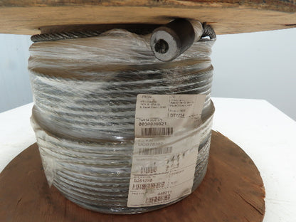 5/16"x 268' Steel Wire Rope Crane Hoist Winch Lifting Cable 6x37 WC