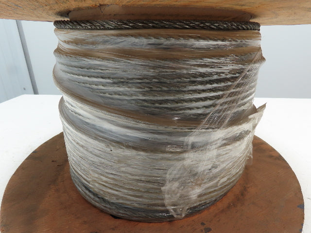 5/16"x 268' Steel Wire Rope Crane Hoist Winch Lifting Cable 6x37 WC