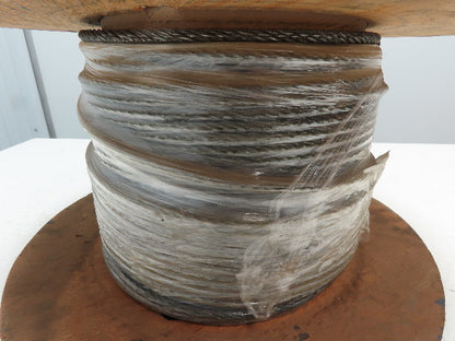 5/16"x 268' Steel Wire Rope Crane Hoist Winch Lifting Cable 6x37 WC