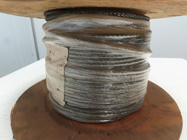 5/16"x 268' Steel Wire Rope Crane Hoist Winch Lifting Cable 6x37 WC
