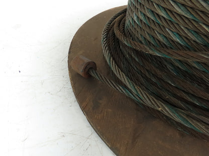 5/16"x 260' Steel Wire Rope Crane Hoist Winch Lifting Cable 6x37 WC