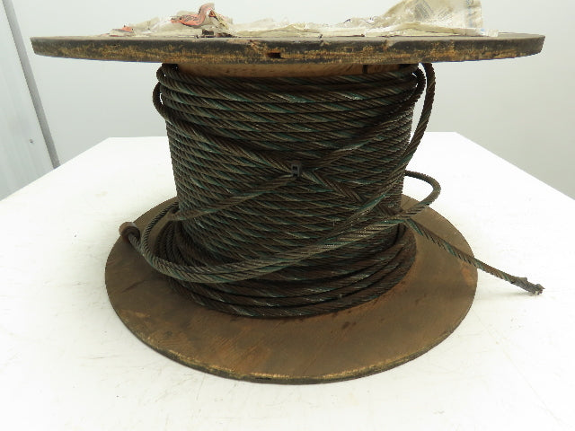 5/16"x 260' Steel Wire Rope Crane Hoist Winch Lifting Cable 6x37 WC