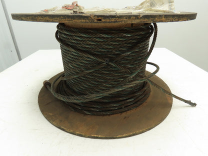 5/16"x 260' Steel Wire Rope Crane Hoist Winch Lifting Cable 6x37 WC