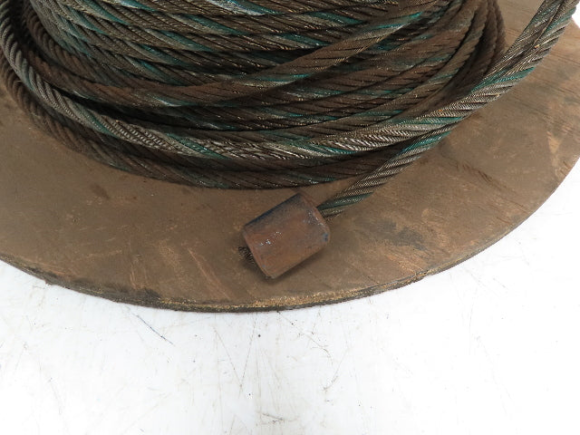 5/16"x 260' Steel Wire Rope Crane Hoist Winch Lifting Cable 6x37 WC