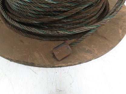 5/16"x 260' Steel Wire Rope Crane Hoist Winch Lifting Cable 6x37 WC