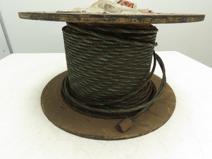 5/16"x 260' Steel Wire Rope Crane Hoist Winch Lifting Cable 6x37 WC