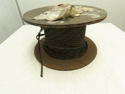 5/16"x 260' Steel Wire Rope Crane Hoist Winch Lifting Cable 6x37 WC