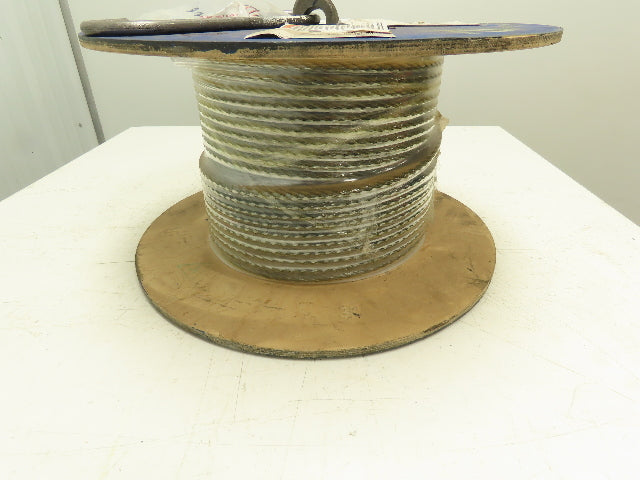 7/16"x 155' Steel Wire Rope Crane Hoist Winch Lifting Cable Swage Eyelet 6x37 WC