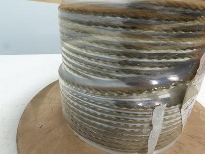 7/16"x 155' Steel Wire Rope Crane Hoist Winch Lifting Cable Swage Eyelet 6x37 WC