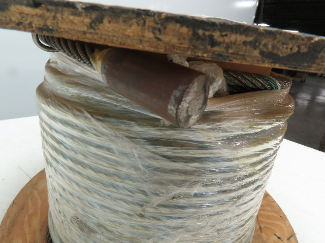 7/16"x 160' Steel Wire Rope Crane Hoist Winch Lifting Cable 6x37 WC