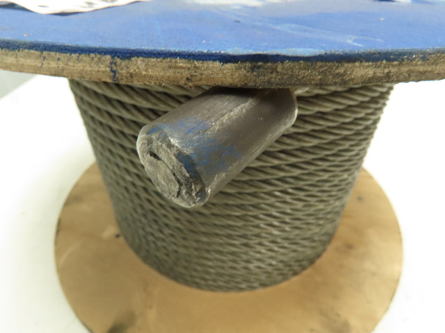7/16"x 115' Steel Wire Rope Crane Hoist Winch Lifting Cable 6x37 WC