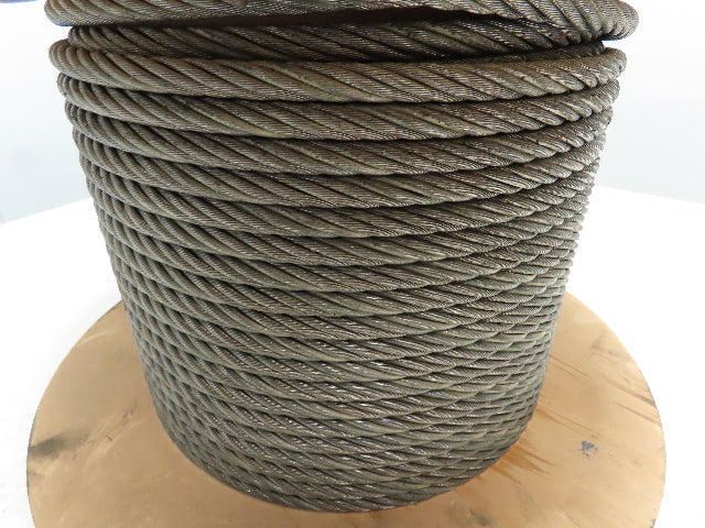 7/16"x 115' Steel Wire Rope Crane Hoist Winch Lifting Cable 6x37 WC