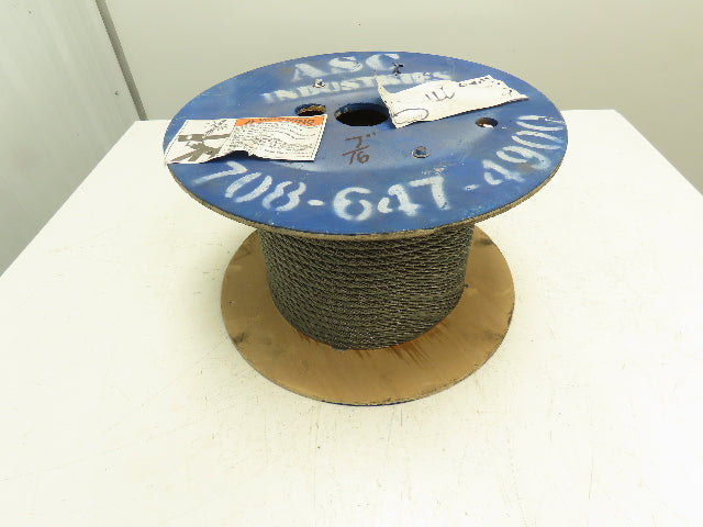 7/16"x 115' Steel Wire Rope Crane Hoist Winch Lifting Cable 6x37 WC