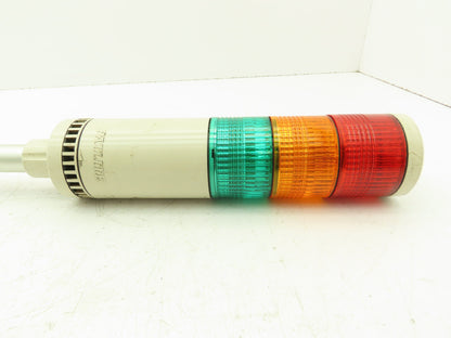 PatLite LME-02 Signal Lamp Light Stack Tower Red Orange Green 24V AC/DC