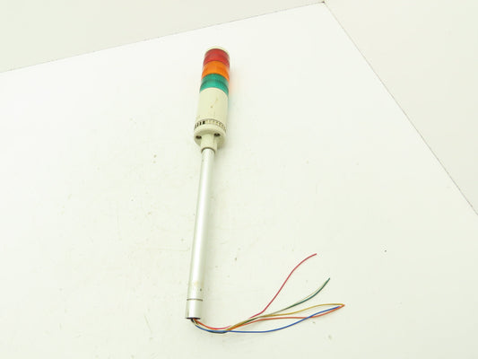 PatLite LME-02 Signal Lamp Light Stack Tower Red Orange Green 24V AC/DC