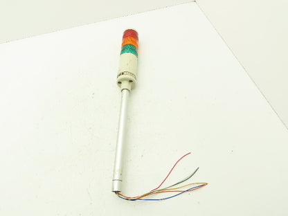 PatLite LME-02 Signal Lamp Light Stack Tower Red Orange Green 24V AC/DC