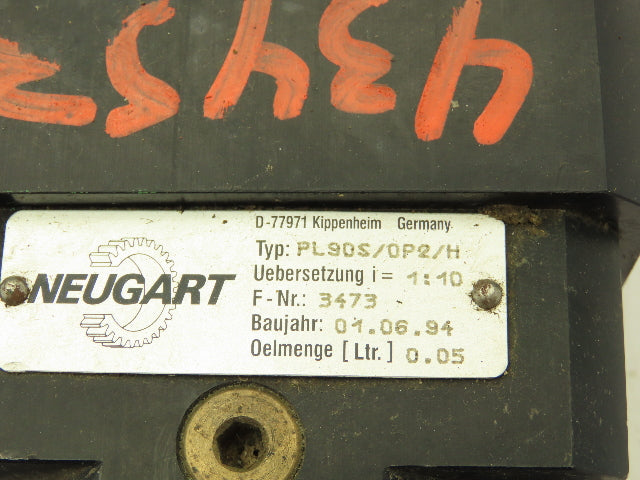 Indramat MAC063D-0-JS-2-C Permanent Magnet Motor 2.7Nm 350RPM Gear Reducer 10:1