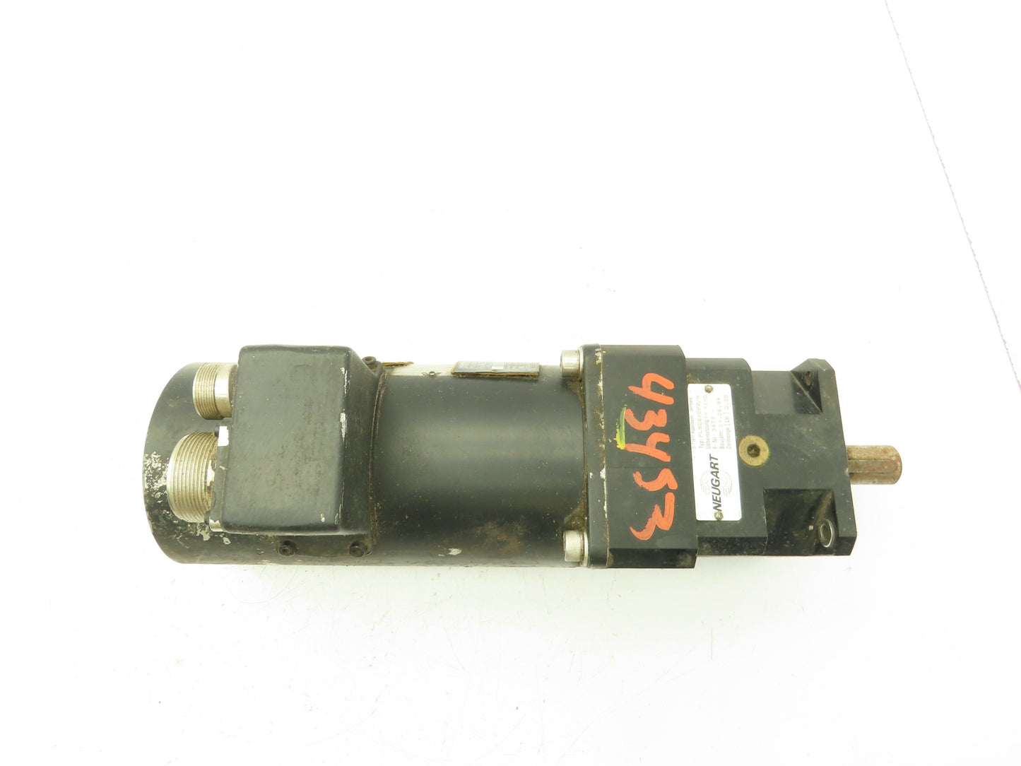 Indramat MAC063D-0-JS-2-C Permanent Magnet Motor 2.7Nm 350RPM Gear Reducer 10:1