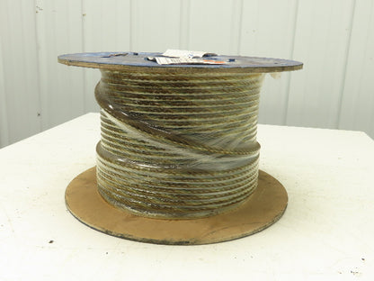 3/8"x 240' Steel Wire Rope Crane Hoist Winch Lifting Cable 6x37 WC
