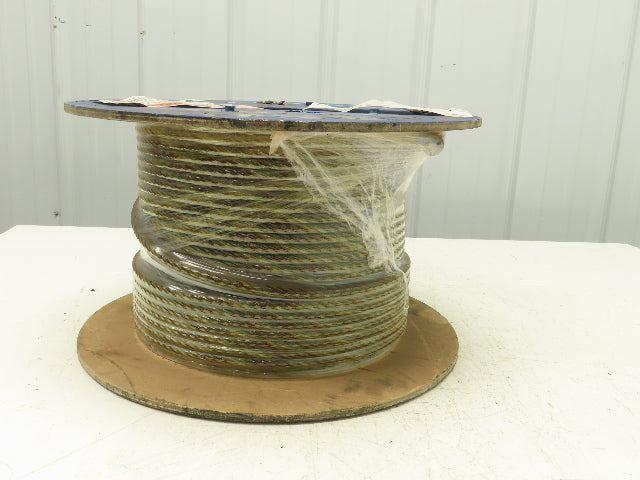 3/8"x 240' Steel Wire Rope Crane Hoist Winch Lifting Cable 6x37 WC