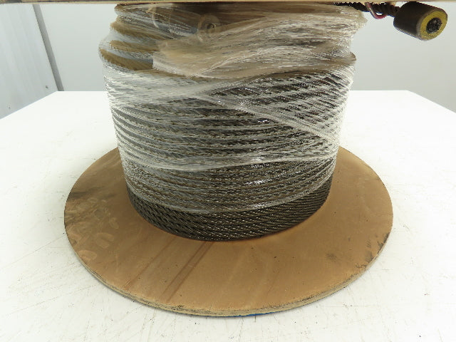 3/8"x 258' Steel Wire Rope Crane Hoist Winch Lifting Cable 6x37 WC