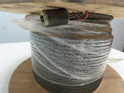 3/8"x 258' Steel Wire Rope Crane Hoist Winch Lifting Cable 6x37 WC