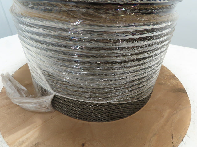 3/8"x 258' Steel Wire Rope Crane Hoist Winch Lifting Cable 6x37 WC