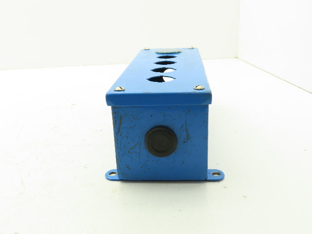 Austin K-3989 Pushbutton Control Station 12"H 4"W 4"D Enclosure 8 Holes