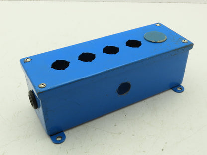 Austin K-3989 Pushbutton Control Station 12"H 4"W 4"D Enclosure 8 Holes